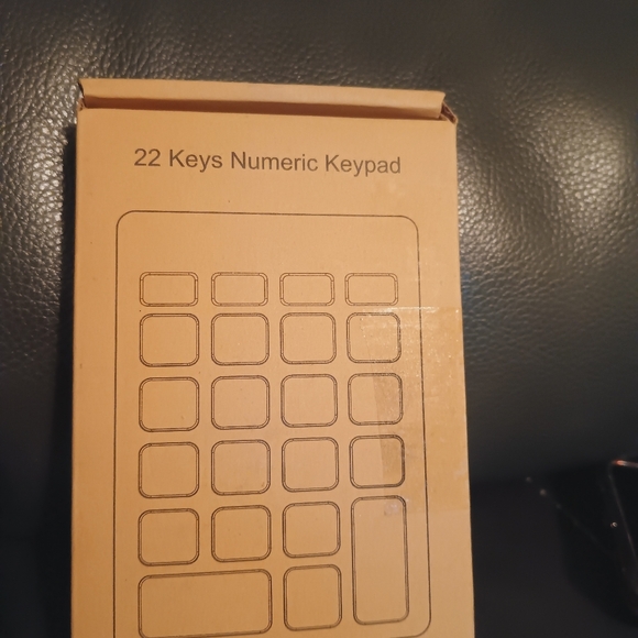Wireless Number Pads, Numeric Keypad Numpad 22 Keys Portable - Picture 2 of 3